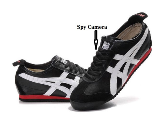 Sports Shoes Spy Camera